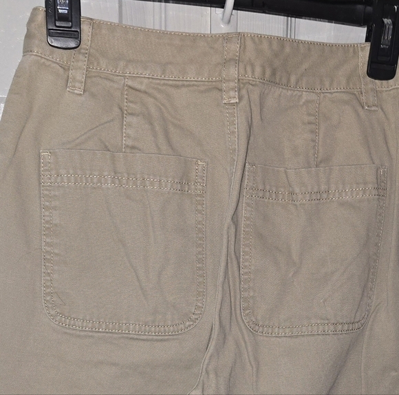 Aritzia Sunday Best Wide Leg Khaki Tan Pants Baggy Skater Grunge Size 4 or 27 W - Picture 3 of 6